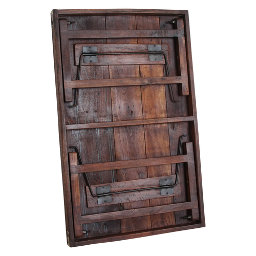 Raw Materials salontafel inklapbaar - FSC gerecycled hout - 120x75x45 cm