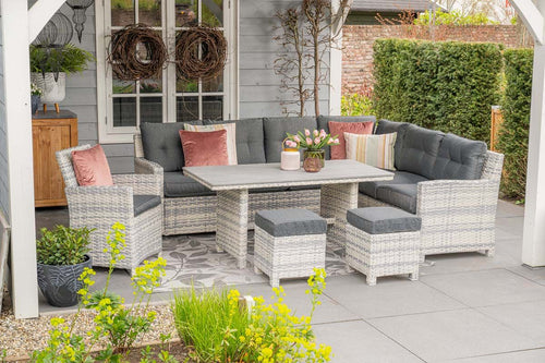 Seagull dining fauteuil - cloudy grey - reflex black - vtwonen shop