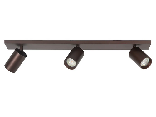 Highlight spot Mila - 3 lichts - 65  x 15   cm - bruin - vtwonen shop