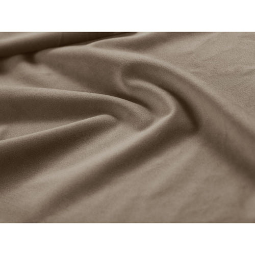 Cosmopolitan Design - Rechter hoekbank Treno 3-zits, flueel cappuccino - 184x240x70cm