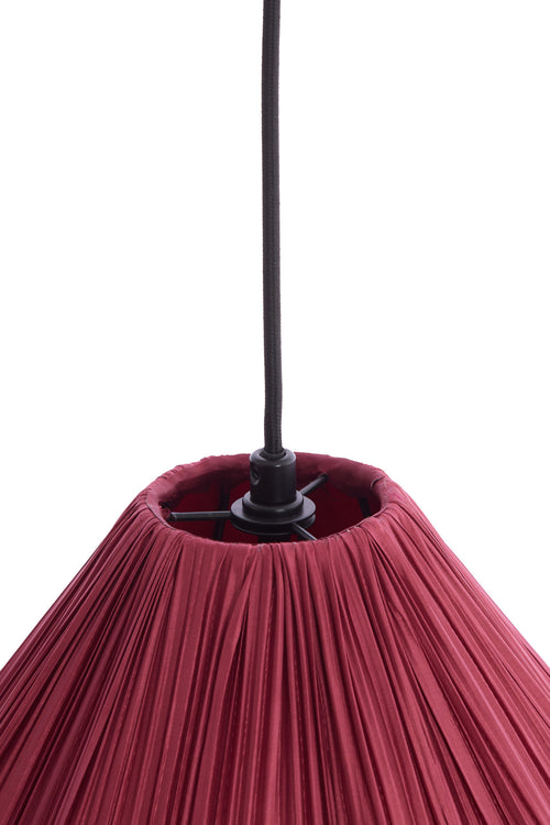 Light & Living hanglamp VERITA - rood - Ø47x55cm