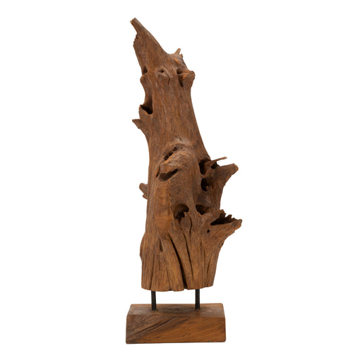 Mauro Ferretti sculptuur - 23x27x64 cm - bruin