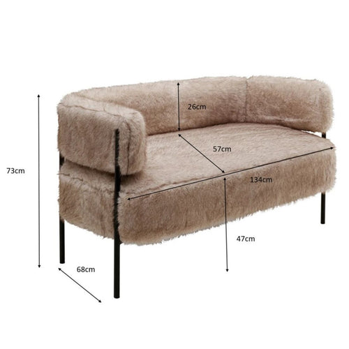 Kare Design Sofa Lilja Soft 2-Zits