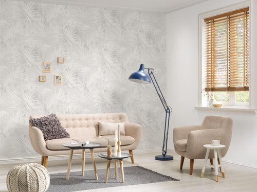 Livingwalls behang jungle-motief grijs en beige - 53 cm x 10.05 m - AS-363851 - vtwonen shop