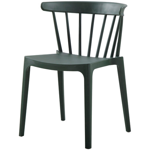 WOOOD tuinstoel Bliss - Kunststof - Army Groen - Set van 6 - vtwonen shop