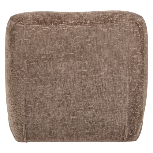 WOOOD fauteuil craquelé Nomu - Velvet - Lichtbruin - 74x76x92