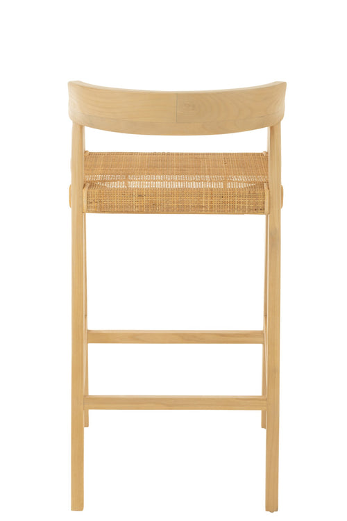 J-Line barstoel Emma - hout - naturel