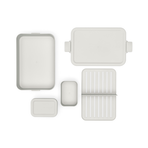 Brabantia Make & Take Bento Lunchbox, large, kunststof - Light Grey