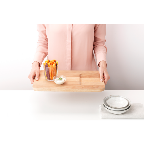 Brabantia Profile Houten snijplank voor groente, large - Beech Wood