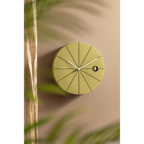 Karlsson wandklok Destacado Cuckoo - groen - Ø28cm - vtwonen shop