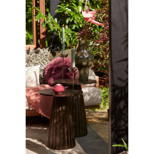 Light & Living bijzettafel Veglia - bruin - Ø45cm - vtwonen shop