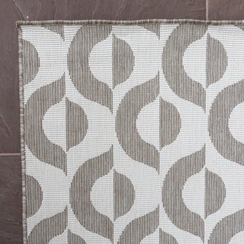 Buitenkleed Esta - Naturel/Wit - dubbelzijdig - EVA Interior - 240 x 340 cm - vtwonen shop