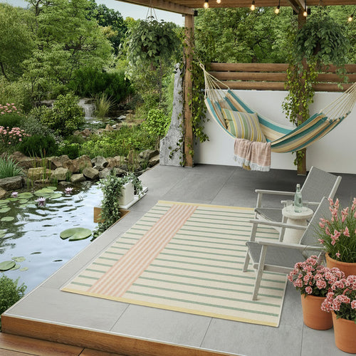 AFK Living vloerkleed Biarritz - voor binnen en buiten - veelkleurig - 160 x 230 cm