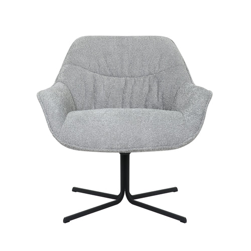 Starfurn  fauteuil Mila - grijs - 77x80x52cm
