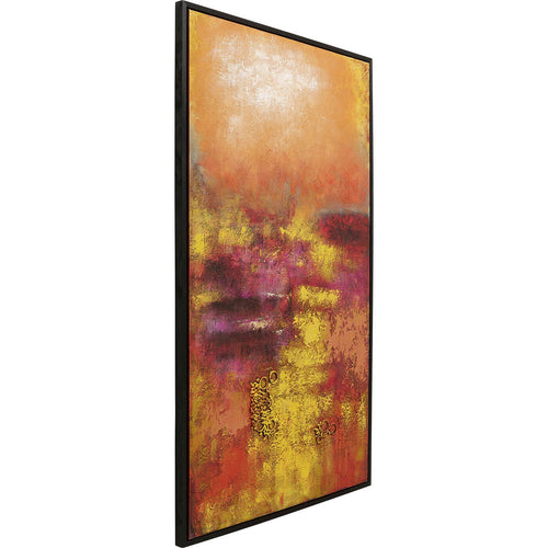 Kare Design Schilderij Jardin 125x215cm rood