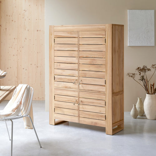 Tikamoon Dressoir van massief teakhout 110 cm - Naturel - vtwonen shop