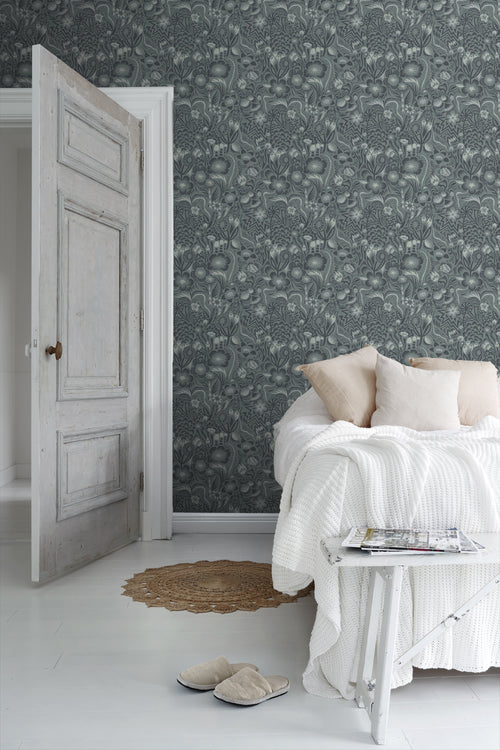 Borastapeter behang bladeren groen - 49 cm x 10.05 m - 660822 - vtwonen shop