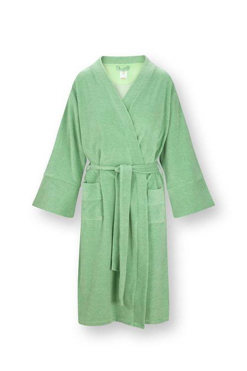 Pip Studio - Naomi Kimono - Dames - Petite Sumo Stripe - Groen - L - vtwonen shop