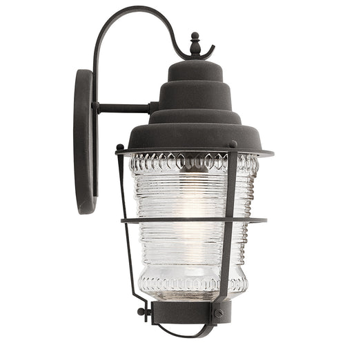 Chance Harbor Kichler Outdoor 1-lichts wandlantaarn verweerd zink IP44