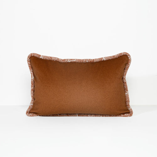 Darcy & Duke sierkussen Toba Mohair - Bruin - 40x60cm