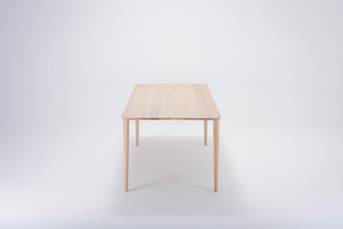 Gazzda Fawn Table Houten Eettafel - 220 x 90 cm - Whitewash Eiken
