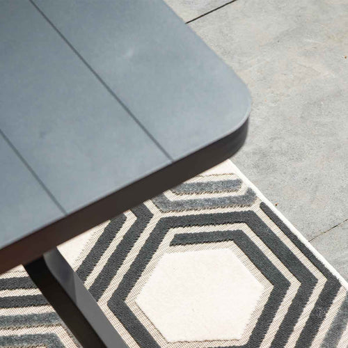 Garden Impressions Douglas dining tuintafel - 90x90 cm - carbon black