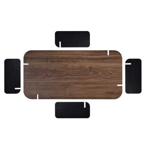 Calicosy - Salontafel ELOI - Donker hout 120x60x35 cm