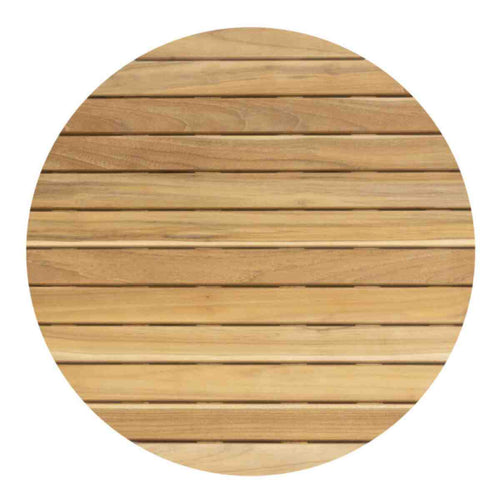 4 Seasons loungetafel Verdi teak - latte - Ø73 x 35 cm - vtwonen shop