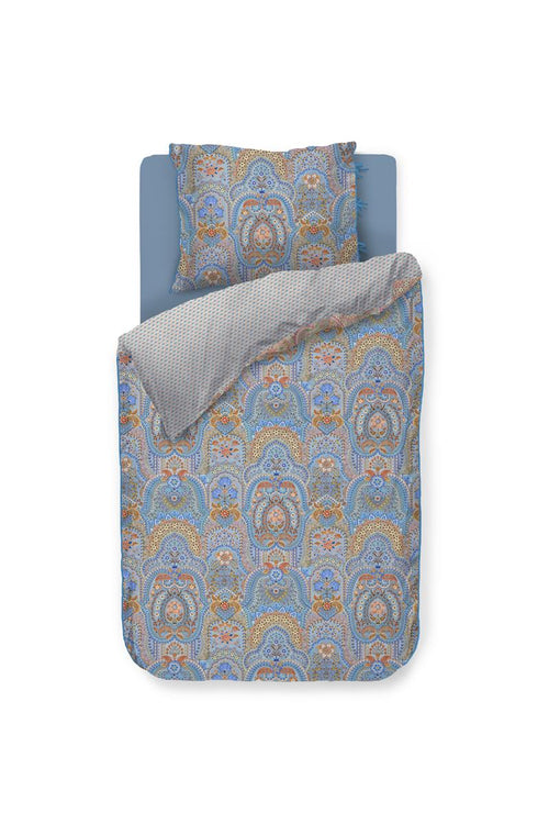 Pip Studio dekbedovertrek Jabali Flower - 140x200/220 cm - blauw - vtwonen shop