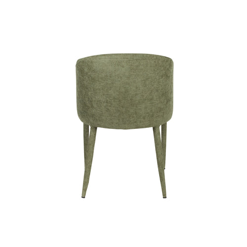 Housecraft Living Tamsin Eetkamerstoelen Gestoffeerd Groen - Set van 2 - vtwonen shop