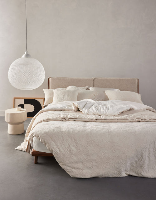 Essenza Philippine dekbedovertrek - Lits-Jumeaux XL – 260x200/220 cm - Oatmeal