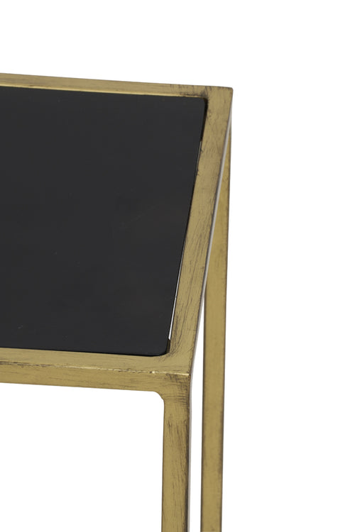 Light & Living side BOCA - 120x25x80cm - goud - Set van 2