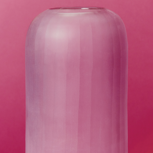Sia Deco - Massa Grote Vaas - Roze - Glas - H38 - vtwonen shop