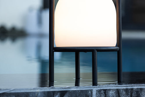 Rebellenclub Tuin Tafellamp Folia - ø19cm - Zwart - vtwonen shop