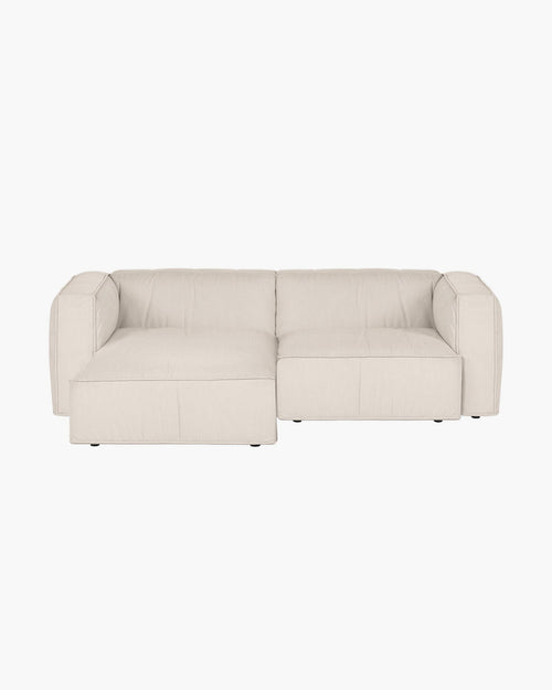 noo.ma Lobi 3-zits hoekbank - beige corduroy, soft zitcomfort