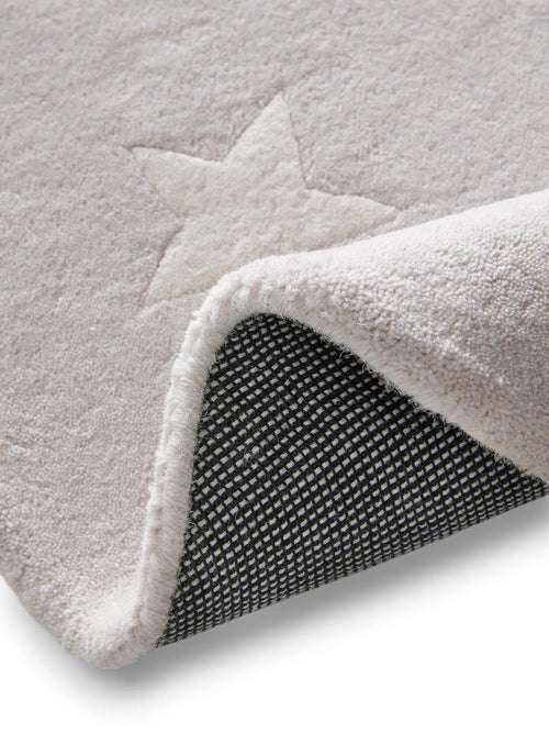 benuta kindervloerkleed Alex - grijs - ø 120 cm