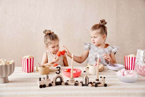 OYOY Bord en kom Mellow - silicone