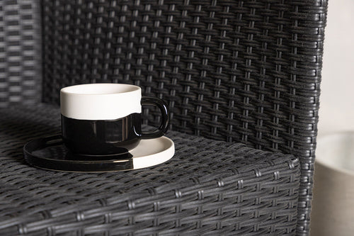 Rebellenclub Tuinstoel Shale - Set van 2 - Zwart - vtwonen shop