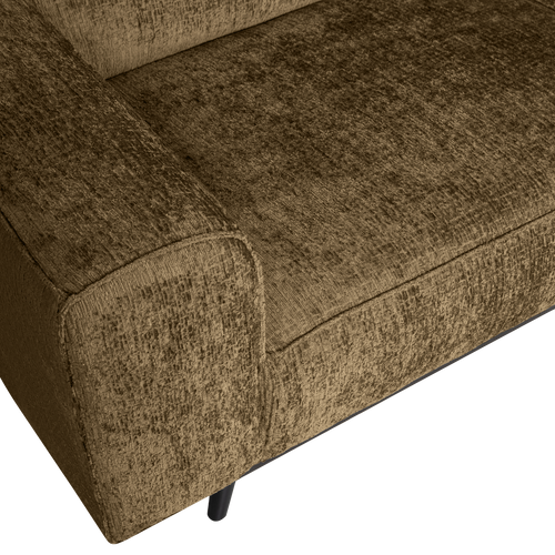 WOOOD hoekbank rechts Statement - Polyester - Brass - 77x274x210