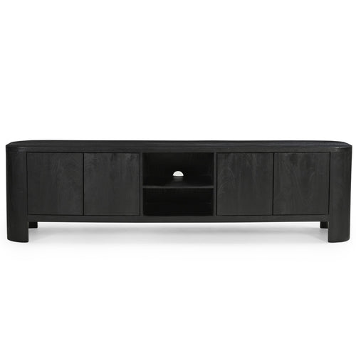 Giga Meubel Tv-Meubel Mitchel - Mangohout - Zwart - 200cm