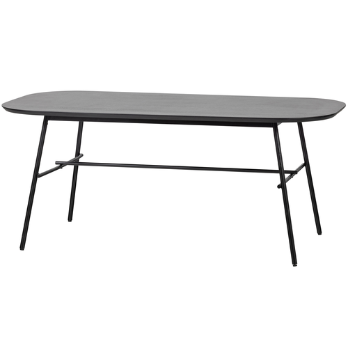 vtwonen eettafel Elegance - Mango Hout/metal - Zwart - 79x180x90 - vtwonen shop