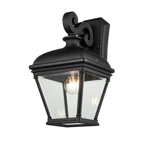 Elstead Bayview Outdoor Wandlantaarn Zwart, IP44