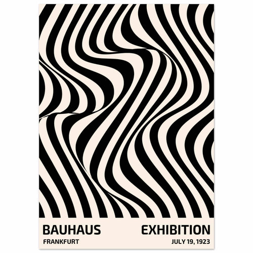 Artfulprints  Bauhaus - Exhibition Frankfurt   poster 50x70 cm - vtwonen shop