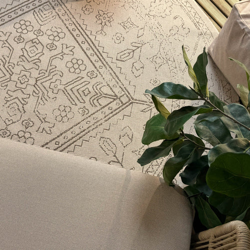 Rond buitenkleed Nova linnen - Interieur05 - 240 x 240 cm - vtwonen shop