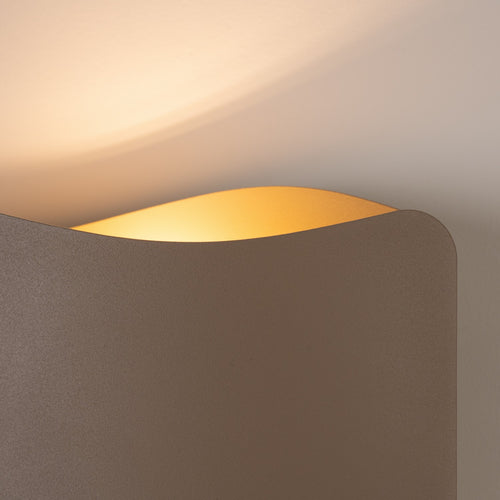Sollux Lighting Wandlamp TILA 30 taupe - 30x11x13cm
