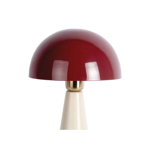 Leitmotiv tafellamp Prague - wit - Ø20cm