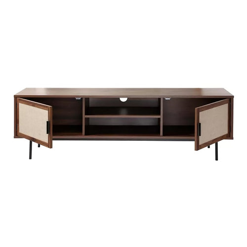 Calicosy - JETSON TV-meubel - Donker hout - 39,5x140x45 cm
