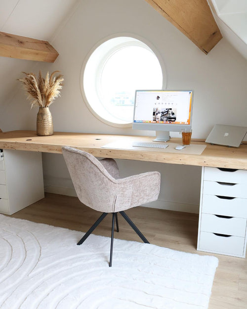 Kick draaistoel Luc - Champagne - vtwonen shop