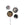 Bold Monkey No Food Here wandlamp tijger - Set van 4