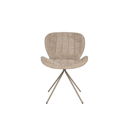 Zuiver OMG Eetkamerstoelen  Soft Beige - Set van 2 - vtwonen shop